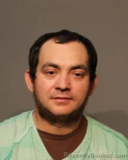 Mugshot of Jose Luis Hernandez Castillo booked in Polk County, Iowa on August 17, 2026