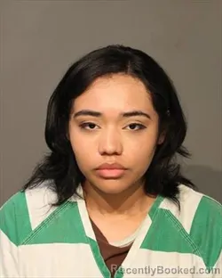 Mugshot of Anylah Marie Sandoval booked in Polk County, Iowa on August 19, 2026