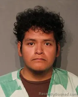 Mugshot of Cristian Martinez Martinez booked in Polk County, Iowa on August 31, 2026