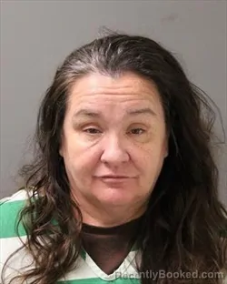 Mugshot of Donnajo Michelle Aunspach booked in Polk County, Iowa on October 26, 2026