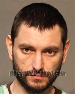 Booking photo from Polk County, Iowa