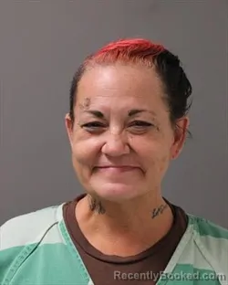 Mugshot of Elizabeth Marie Stevens booked in Polk County, Iowa on September 9, 2026