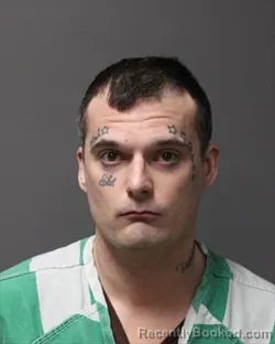 Mugshot of CODY ALAN SCHRECK booked in Polk County, Iowa on March 9, 2026