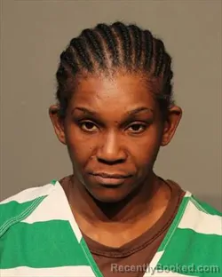 Mugshot of LACRETIA MAE WHITE booked in Polk County, Iowa on March 18, 2026