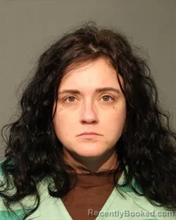 Mugshot of PAIGE NICOLE THOMAS booked in Polk County, Iowa on April 17, 2026