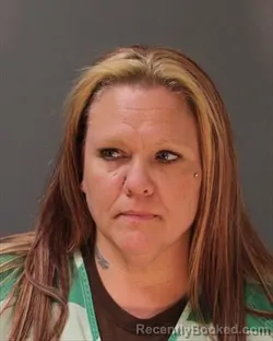 Mugshot of TONYA MARIE RICHARDS booked in Polk County, Iowa on April 16, 2026