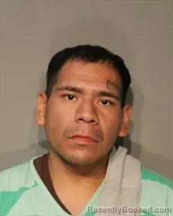 Mugshot of Miguel Angel Perez booked in Polk County, Iowa on August 19, 2026