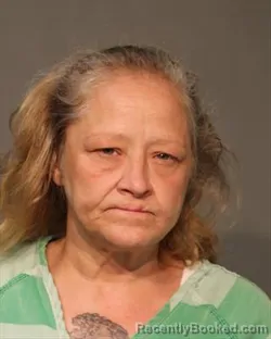 Mugshot of JEANNIE MAE ANDERSON booked in Polk County, Iowa on July 9, 2026