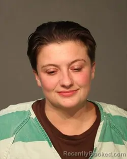 Mugshot of Bailey Jo Vonnahme booked in Polk County, Iowa on August 16, 2026