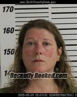 Mugshot of STEFANIE MARIKA MUCHA booked in Scott County, Iowa on March 26, 2026