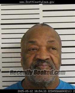 Mugshot of MILLARD LAGRONE booked in Scott County, Iowa on March 28, 2026