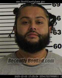 Mugshot of ALEXANDER TATE HARPER booked in Scott County, Iowa on March 29, 2026