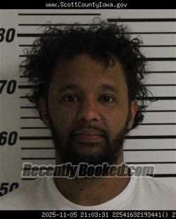 Mugshot of KOREY ALEXANDER TAYLOR booked in Scott County, Iowa on March 29, 2026