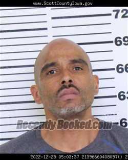 Mugshot of WILLIAM JAMES COLLINS booked in Scott County, Iowa on March 30, 2026