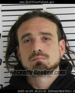 Mugshot of KENNETH LAMAR SEIDELL booked in Scott County, Iowa on March 26, 2026