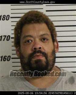 Mugshot of PHILLIP JOSEPH WILLIAMS booked in Scott County, Iowa on April 23, 2026