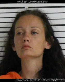 Mugshot of Marquita Ann Taylor booked in Scott County, Iowa on September 8, 2026
