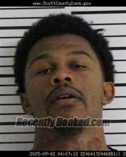 Mugshot of PACHINO BONDISH HILL booked in Scott County, Iowa on March 30, 2026