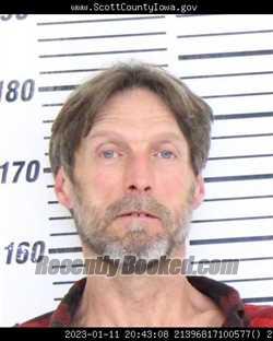 Mugshot of MARTIN ALLEN CARTER booked in Scott County, Iowa on May 6, 2026