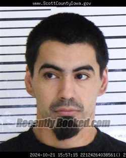 Mugshot of JUAN JESUS LOZANO booked in Scott County, Iowa on June 5, 2026