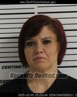 Mugshot of JENNIFER ANN MULVIHILL booked in Scott County, Iowa on March 27, 2026
