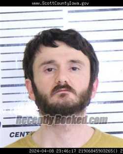 Mugshot of SHAWN MICHAEL SPEIDEL booked in Scott County, Iowa on March 30, 2026