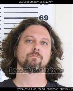 Mugshot of ROBERT GEOFFREY RANDS booked in Scott County, Iowa on March 27, 2026