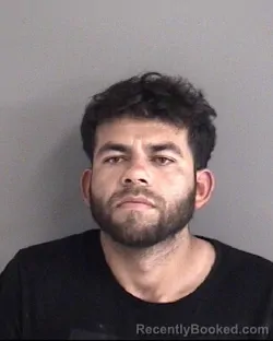 Mugshot of Abraham Ordaz booked in Story County, Iowa on September 14, 2026