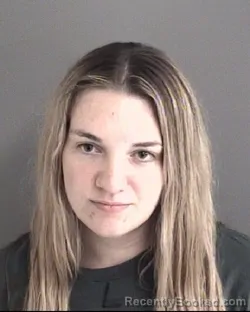Mugshot of HALEY MARIE GEORGE booked in Story County, Iowa on May 8, 2026