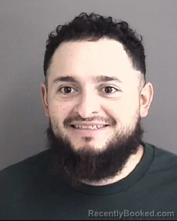 Mugshot of JOSE ALFREDO GOMEZ GARCIA booked in Story County, Iowa on July 9, 2026