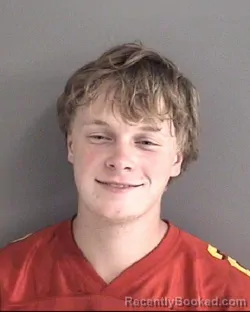 Mugshot of Koen Michael Bovy booked in Story County, Iowa on October 3, 2026