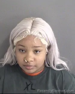 Mugshot of NEVAEH JADA JOHNSON booked in Story County, Iowa on May 8, 2026