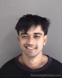Mugshot of Om Mahendra Patel booked in Story County, Iowa on September 4, 2026