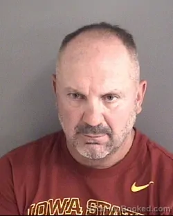 Mugshot of Roger Thomas Mccarron booked in Story County, Iowa on October 3, 2026