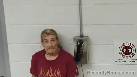 Mugshot of RANDALL LEE WOOSLEY booked in Union County, Iowa on July 17, 2026