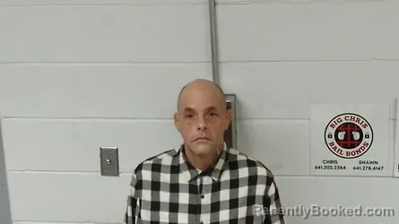 Mugshot of Jammie Allen Aldrich booked in Union County, Iowa on August 10, 2026