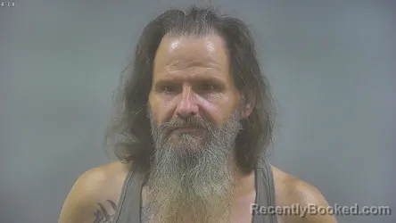Mugshot of Barry Rea Greiner booked in Washington County, Iowa on August 23, 2026