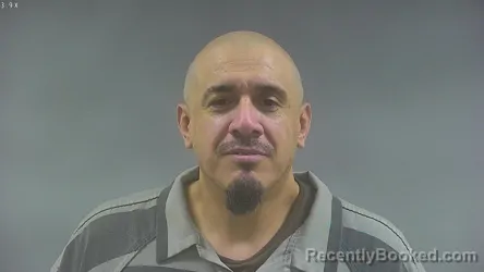 Mugshot of Steve Derrick Salinas booked in Washington County, Iowa on August 18, 2026