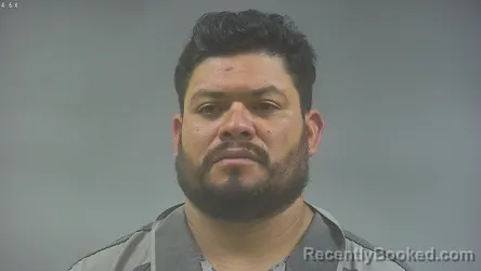 Mugshot of Maudin Nahum Sarimiento Gonzales booked in Washington County, Iowa on August 16, 2026
