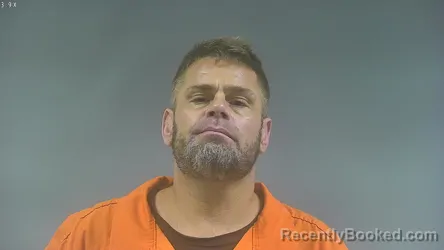 Mugshot of Casey Allen Adams booked in Washington County, Iowa on August 18, 2026