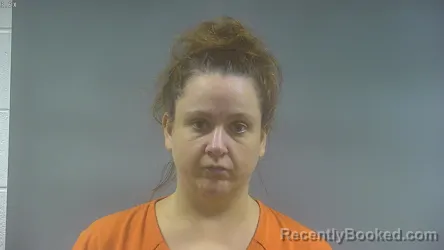 Mugshot of Elizabeth Marie Leiss booked in Washington County, Iowa on September 10, 2026