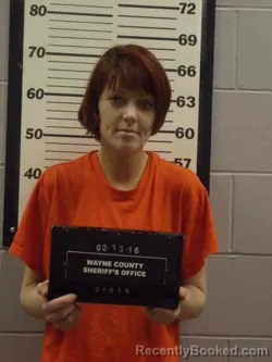 Mugshot of JULIE JOANN MORROW-BARNHILL booked in Wayne County, Iowa on April 24, 2026