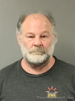 Mugshot of Bryan David Messerly booked in Webster County, Iowa on August 31, 2026