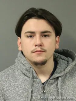 Mugshot of NICOLAS JOHN ROBLEDO booked in Webster County, Iowa on April 24, 2026