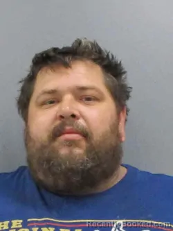 Mugshot of Derek Jeffrey Pates booked in Winnebago County, Iowa on August 8, 2026