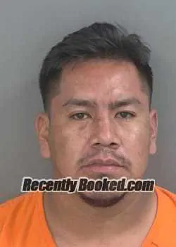 Booking photo from Collier County, Florida