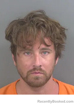 Mugshot of NATHAN D SHAVER booked in Collier County, Florida on March 8, 2026