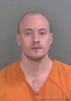 Mugshot of MARCUS JAMES EVANS booked in Collier County, Florida on March 18, 2026