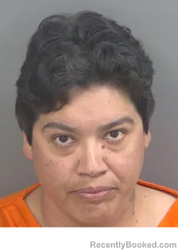 Mugshot of LUCIA OZUNA booked in Collier County, Florida on April 10, 2026