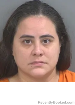 Mugshot of ESTEFANY CAMACHO booked in Collier County, Florida on April 21, 2026